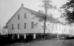 Big Swatara Meetinghouse at Hanoverdale in the late 1800s