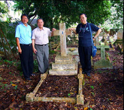 Final Resting Place of James M. Hoover, St. Thomas Anglican Cemetery, Kuching, Sarawak, Malaysia 