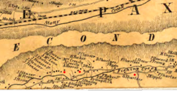 1858 Map of Middle Paxton Township, Dauphin County, PA