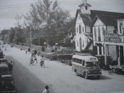 Masland Meetinghouse in Sibu, in mid-1900s